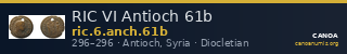 RIC VI Antioch 61b — CANOA