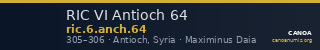 RIC VI Antioch 64 — CANOA