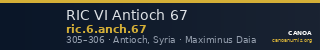 RIC VI Antioch 67 — CANOA