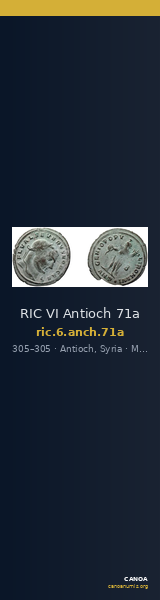 RIC VI Antioch 71a — CANOA