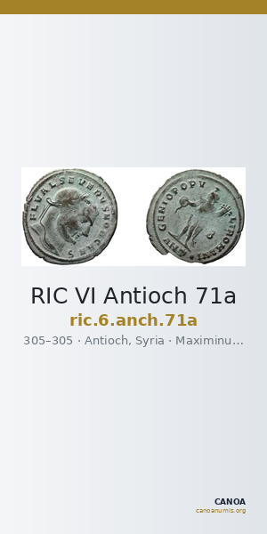 RIC VI Antioch 71a — CANOA