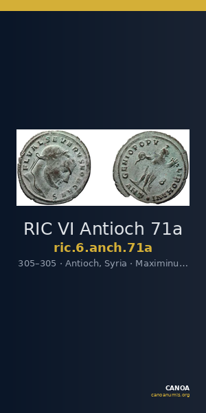 RIC VI Antioch 71a — CANOA