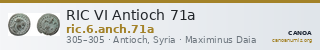 RIC VI Antioch 71a — CANOA