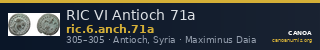 RIC VI Antioch 71a — CANOA
