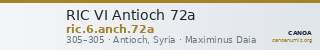 RIC VI Antioch 72a — CANOA