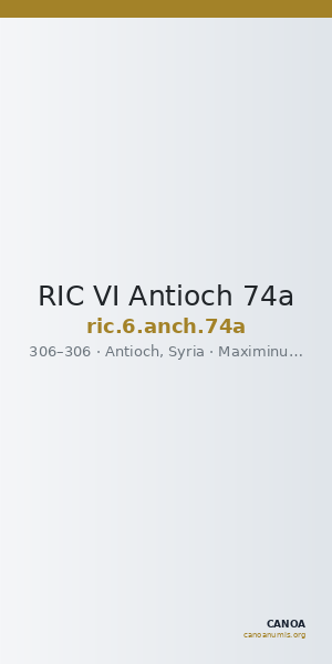RIC VI Antioch 74a — CANOA