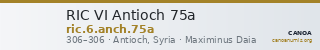 RIC VI Antioch 75a — CANOA