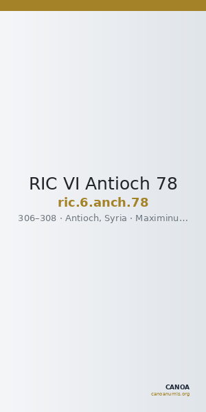 RIC VI Antioch 78 — CANOA
