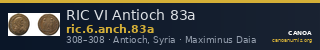 RIC VI Antioch 83a — CANOA