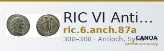 RIC VI Antioch 87a — CANOA