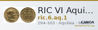 RIC VI Aquileia 1 — CANOA