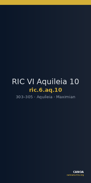 RIC VI Aquileia 10 — CANOA