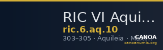 RIC VI Aquileia 10 — CANOA