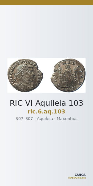 RIC VI Aquileia 103 — CANOA