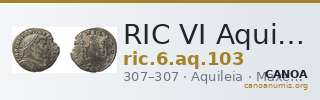 RIC VI Aquileia 103 — CANOA
