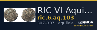 RIC VI Aquileia 103 — CANOA