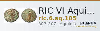 RIC VI Aquileia 105 — CANOA