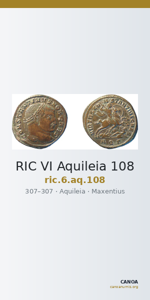 RIC VI Aquileia 108 — CANOA