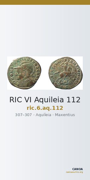 RIC VI Aquileia 112 — CANOA