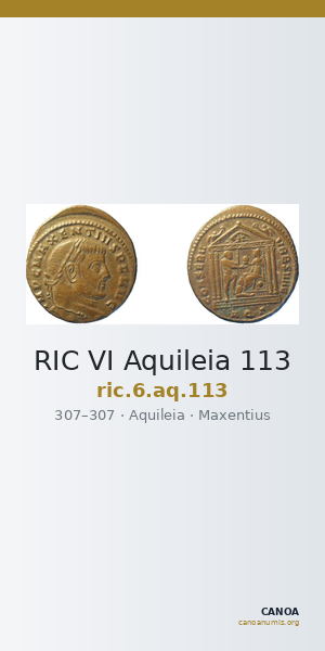 RIC VI Aquileia 113 — CANOA