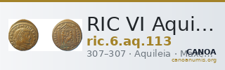 RIC VI Aquileia 113 — CANOA