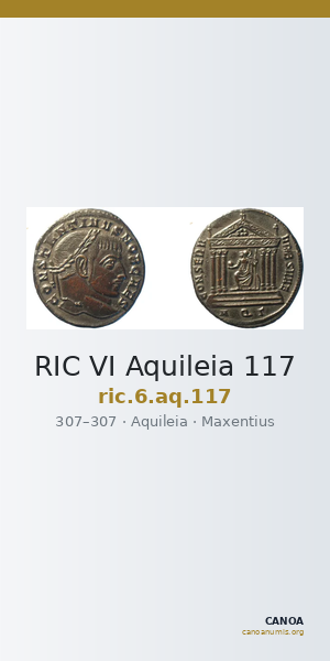 RIC VI Aquileia 117 — CANOA