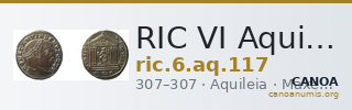 RIC VI Aquileia 117 — CANOA