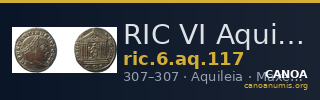 RIC VI Aquileia 117 — CANOA