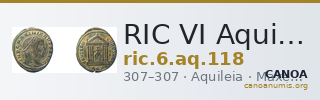 RIC VI Aquileia 118 — CANOA