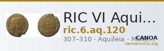 RIC VI Aquileia 120 — CANOA