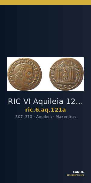 RIC VI Aquileia 121a — CANOA