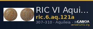 RIC VI Aquileia 121a — CANOA