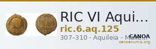 RIC VI Aquileia 125 — CANOA
