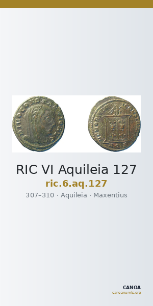 RIC VI Aquileia 127 — CANOA
