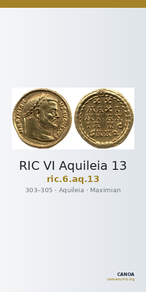 RIC VI Aquileia 13 — CANOA