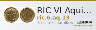 RIC VI Aquileia 13 — CANOA