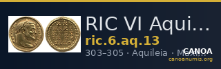 RIC VI Aquileia 13 — CANOA