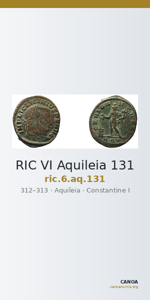 RIC VI Aquileia 131 — CANOA