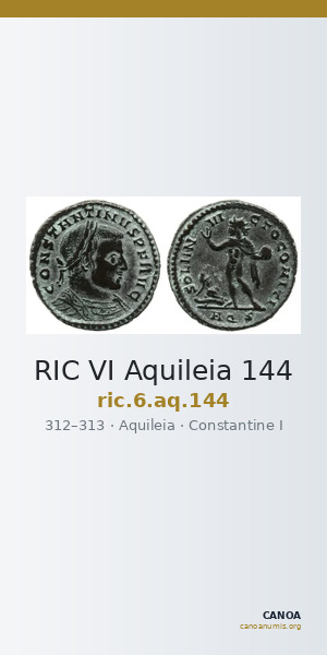 RIC VI Aquileia 144 — CANOA