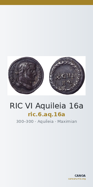 RIC VI Aquileia 16a — CANOA