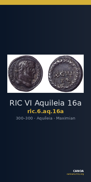 RIC VI Aquileia 16a — CANOA