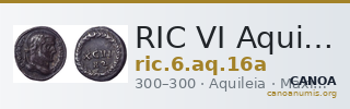 RIC VI Aquileia 16a — CANOA