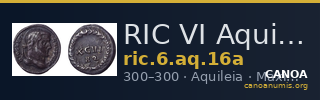 RIC VI Aquileia 16a — CANOA