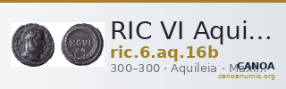 RIC VI Aquileia 16b — CANOA