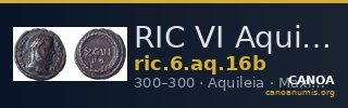 RIC VI Aquileia 16b — CANOA