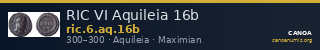 RIC VI Aquileia 16b — CANOA