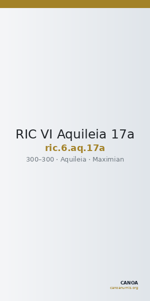 RIC VI Aquileia 17a — CANOA