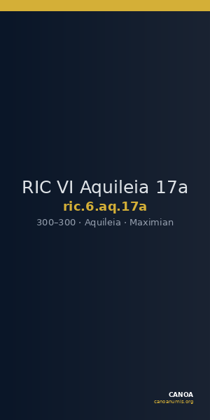RIC VI Aquileia 17a — CANOA