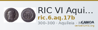 RIC VI Aquileia 17b — CANOA