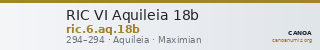 RIC VI Aquileia 18b — CANOA